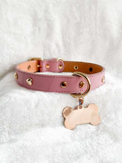 COLLAR Rosa + PLACA