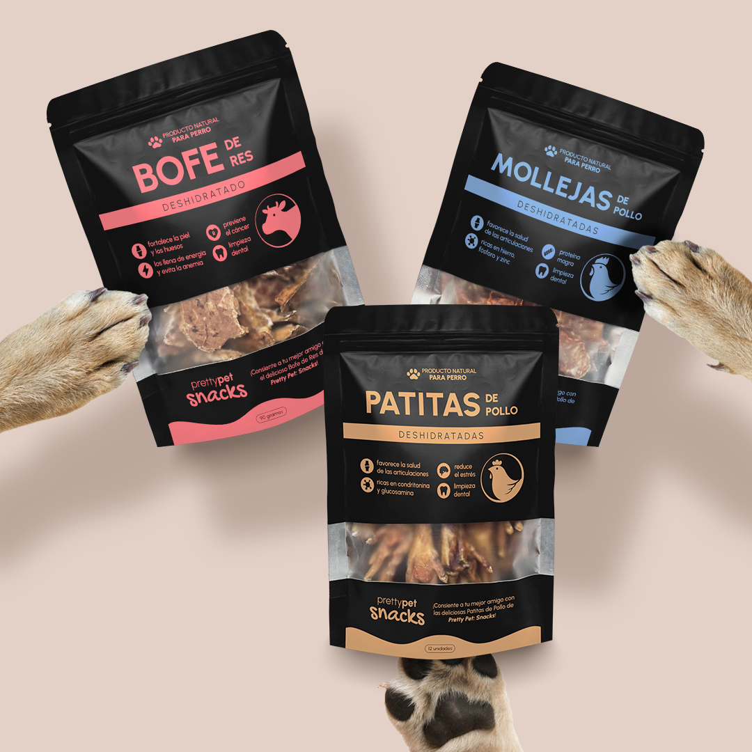 Snack Perros | BOFE DE RES - 90 GR.