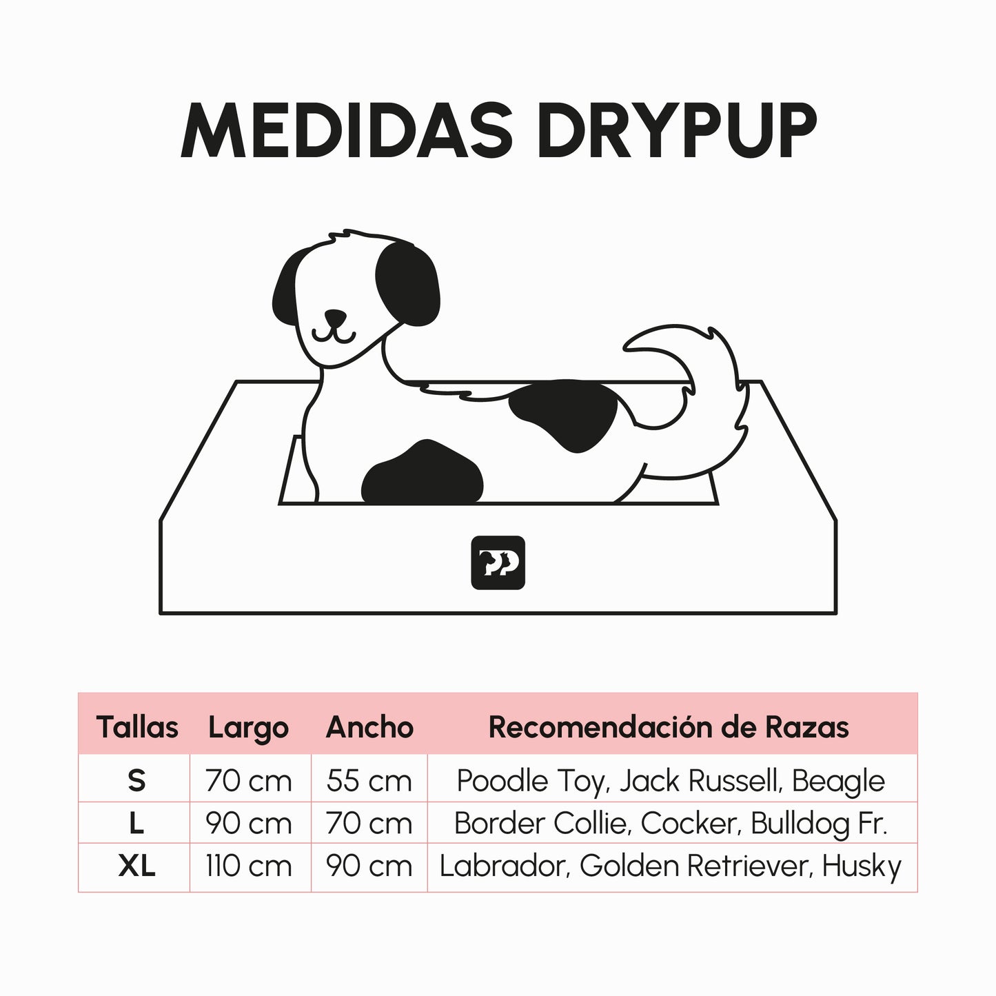 CAMA DRYPUP SEMI IMPERMEABLE FLOREADA